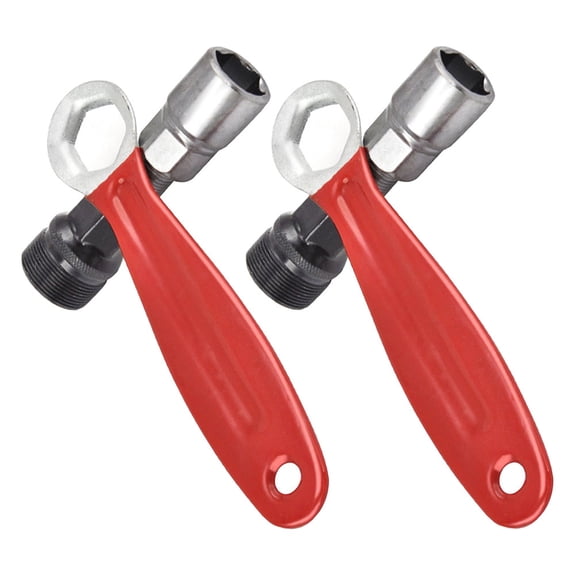 FUEENIRVA 2Sets Cycling Bottom Bracket Remover Crankshaft Pulley Removal Tool for Professional Mechanics