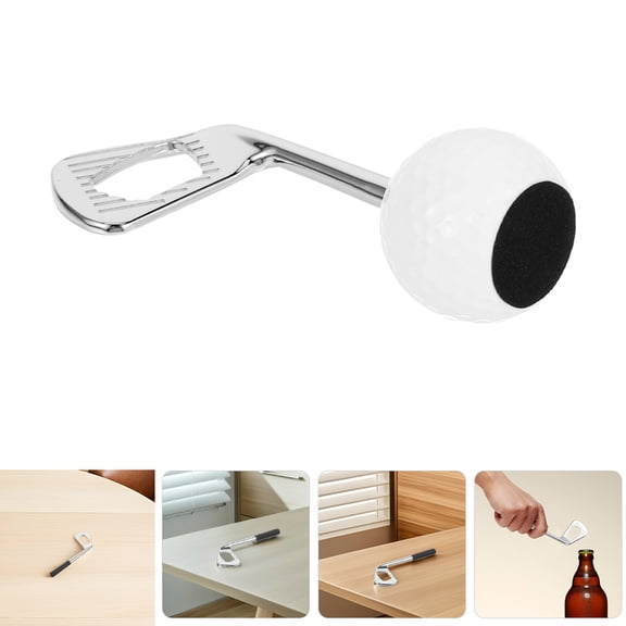 FUEENIRVA 2-Pack Zinc Alloy Beer Bottle Openers, Party and Golf Accessories for Effortless Bottle Opening