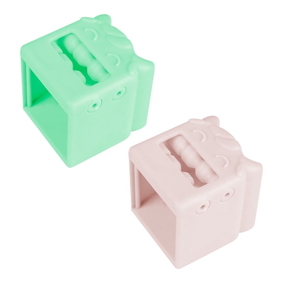 FUEENIRVA 2Pcs Nut Sheller Peeling Machine PP Pink Cartoon Cattle Design Home Use