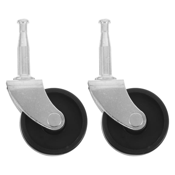 FUEENIRVA Silent Furniture Caster Wheels Stainless Steel for Home 2Pcs