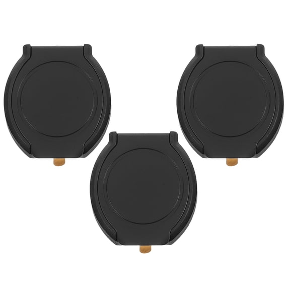 FUEENIRVA 3-Pack Web Camera Cover, Black Webcam Privacy Slide Shutter for Laptop, Tablet, PC and Computer Monitor