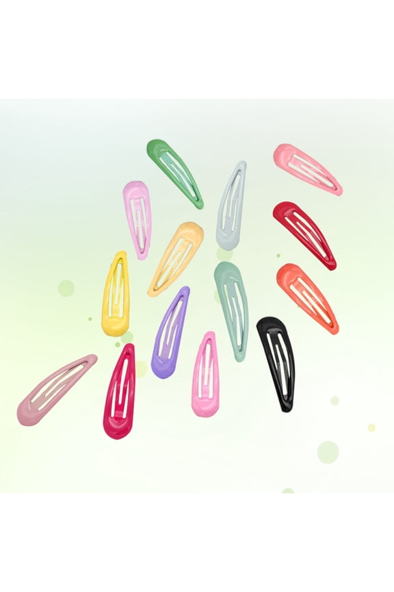 40pcs Snap Hair Clips for Girls Metal Hair Holding Accessories for Daily Life