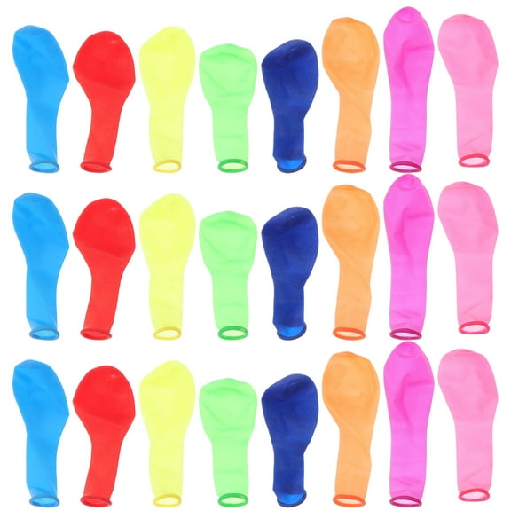 FUEENIRVA 500Pcs Kids Balloon Toys Assorted Color For Pool Party Carnival Outdoor Games