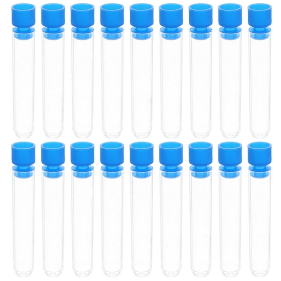FUEENIRVA 50Pcs Plastic Test Tubes Storage Containers for Plant Propagation and Samples