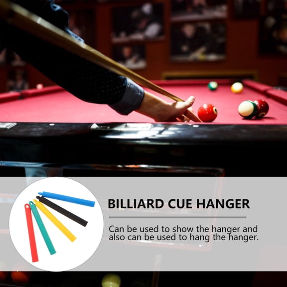 FUEENIRVA 5Pcs Yellow Billiard Pole Storage for Billiard Room 19.30X2.20X2.00in