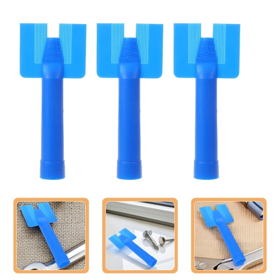 FUEENIRVA 6Pcs Universal Reusable Plastic Caulking Tips for Automotive Repair