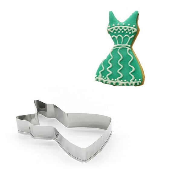 FUEENIRVA 9Pcs Baking Tool Mould For Diy Projects And Home Baking In Skirt Shape