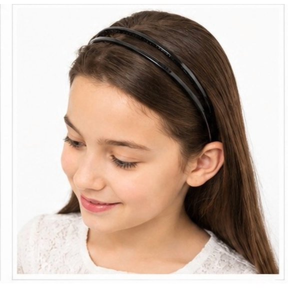 FUEENIRVA All- Toothed Headbands, 2-Pack Hair Accessories for Women and Girls