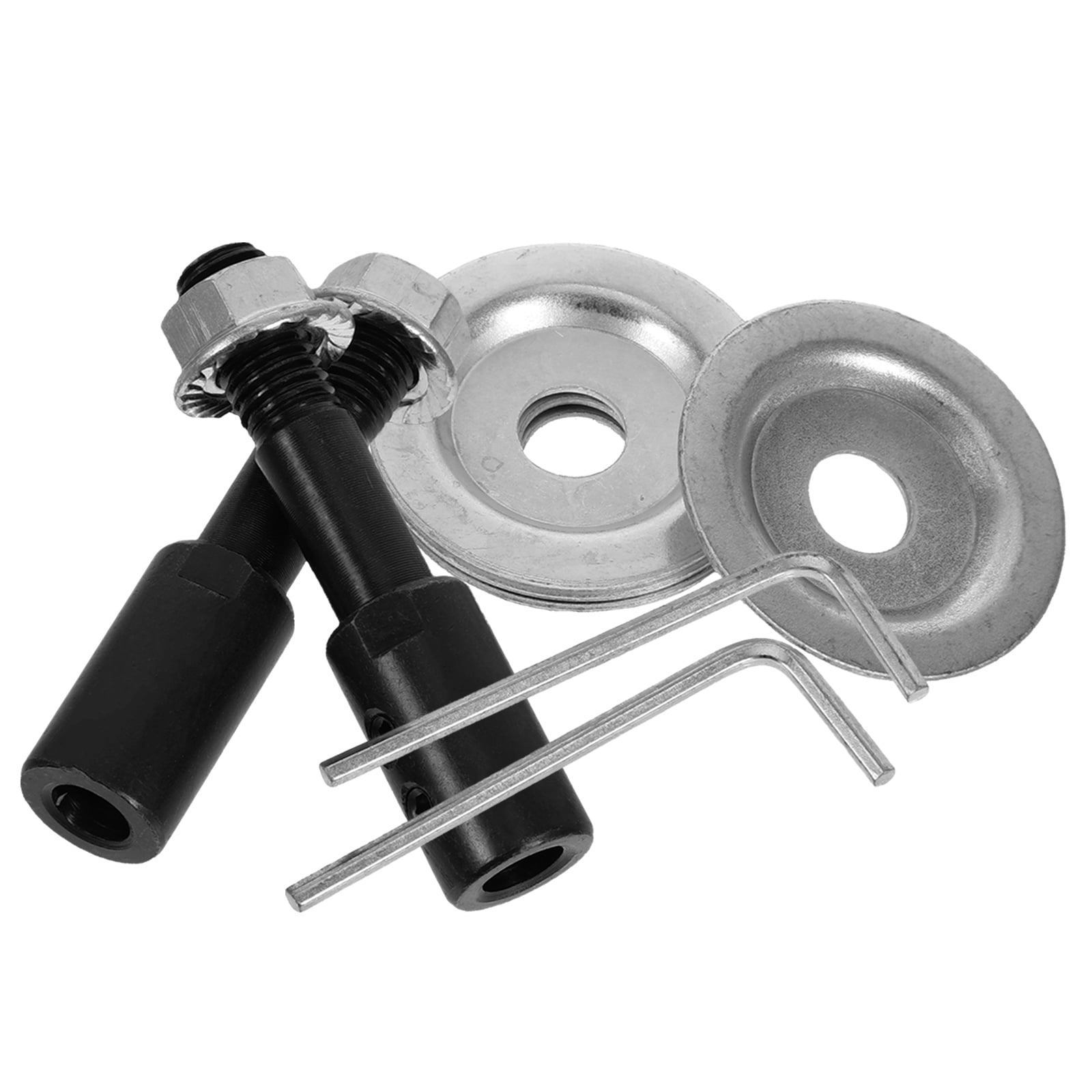 5/8-11 Thread Angle Grinder Extension Kit – 2”, 3”, 4”, 5” Shafts For Polishing, Buffing & Wood Carving – Fits All 5/8-11 Thread Tools