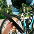 thumbnail image 1 of FUEENIRVA Bike Mudguard 1 Set Black Plastic Cycling Mud Guard for Roads Quick Release 34.7x4.8x2in, 1 of 8