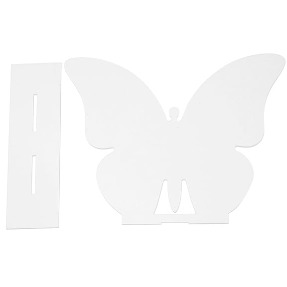 FUEENIRVA Elegant Table Numbers Signs Acrylic DIY Blank Table Sign for Cafes 6 Sets