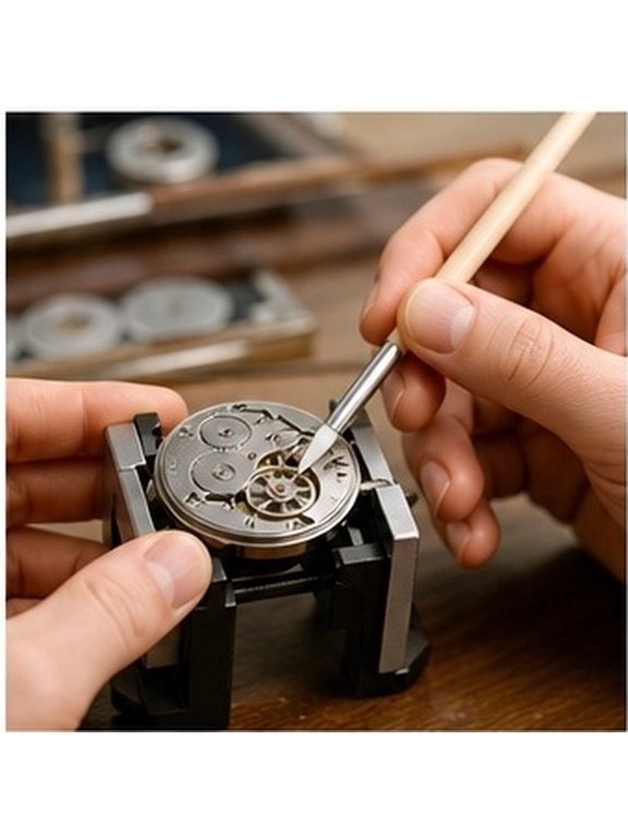 Compact Watch Dial Cleaner Set, 5-Piece Precision Tool Kit for Watch