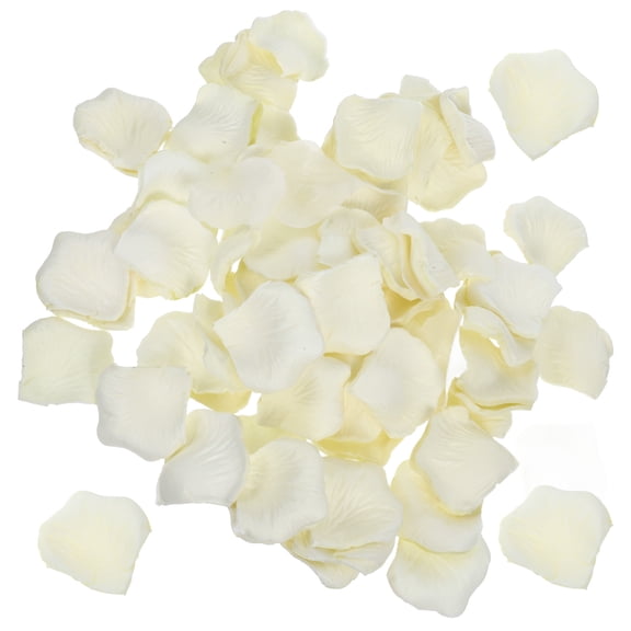 FUEENIRVA 1Pack Beige Artificial Rose Petals Decorative Petal Scatters for Party Wedding