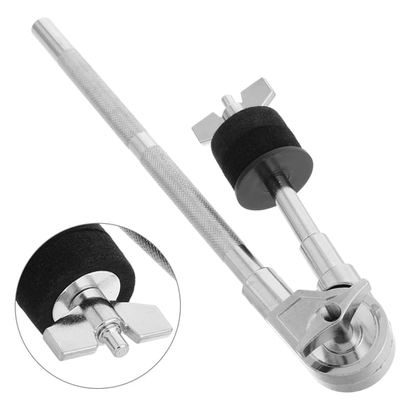 FUEENIRVA Adjustable Metal Drum Stand with Cymbal Holder and Performance Accessories