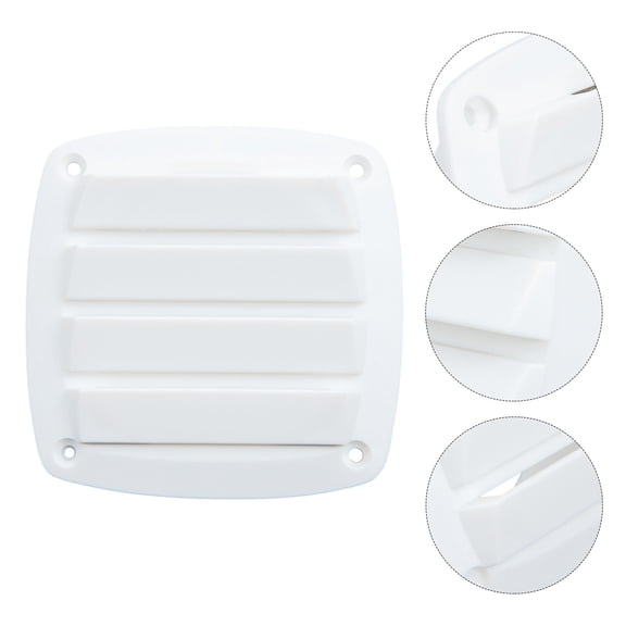 FUEENIRVA Air Intake Vent Cover Vent Grille Nylon White 1Set