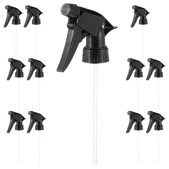 FUEENIRVA Fine Mist Sprayer Cap, Black Plastic, for Gardening, Easy to Use, Durable and Effective
