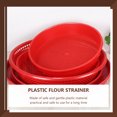 thumbnail image 1 of FUEENIRVA Sieve Strainer Plastic Round Flour Sifter Easy to Clean 1Set, 1 of 8