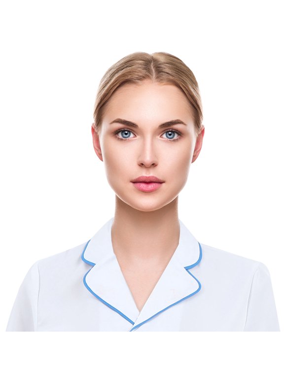 Hairdressing Clothes White Nylon Lightweight Durable for Doctor