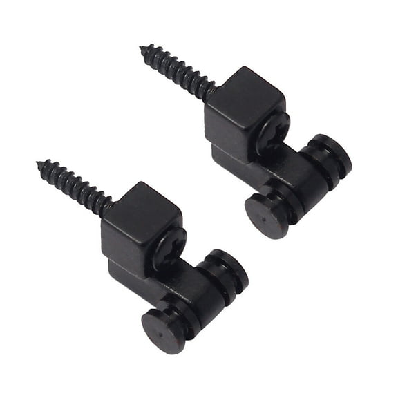 FUEENIRVA High Grade Material 2Pcs Metal GE05 Roller String Tree Retainer for Electric Guitar and Bass