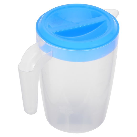 FUEENIRVA Reusable Plastic Beverage Pitcher with Lid, and Stylish Drink Server for Home, Parties, and Outdoor Use