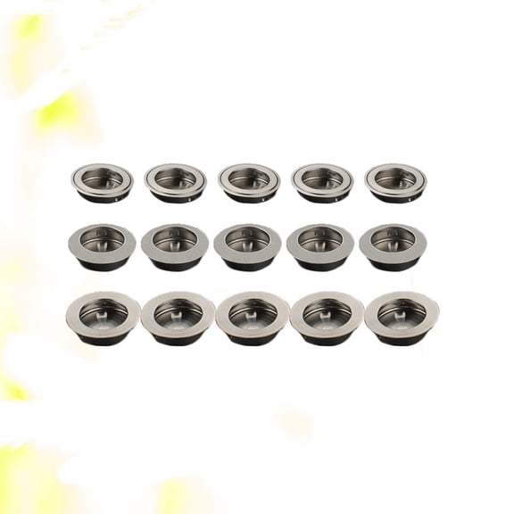 FUEENIRVA Inclined Pull Bar 15Pcs for Sliding Doors Stainless Steel Wardrobe Handle