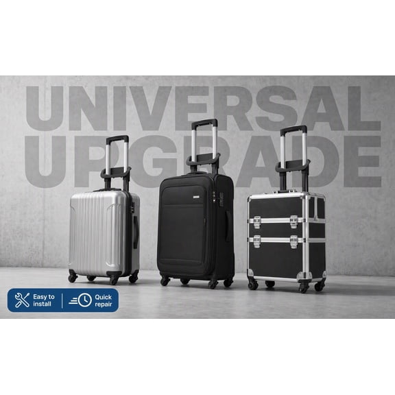 FUEENIRVA Luggage Telescopic Handle Replacement Pull Grip, Suitcase Carry Handle Accessory for Travel