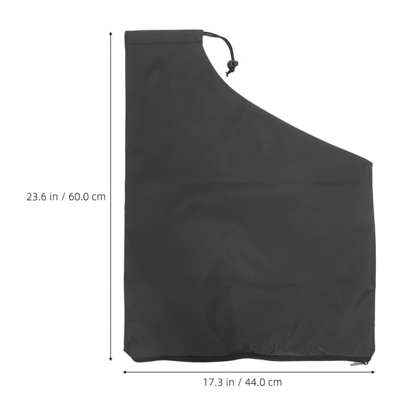 FUEENIRVA Black Reusable Leaf Blower Vacuum Bag 1-Pack for Efficient Yard Cleanup and Outdoor Maintenance Tasks