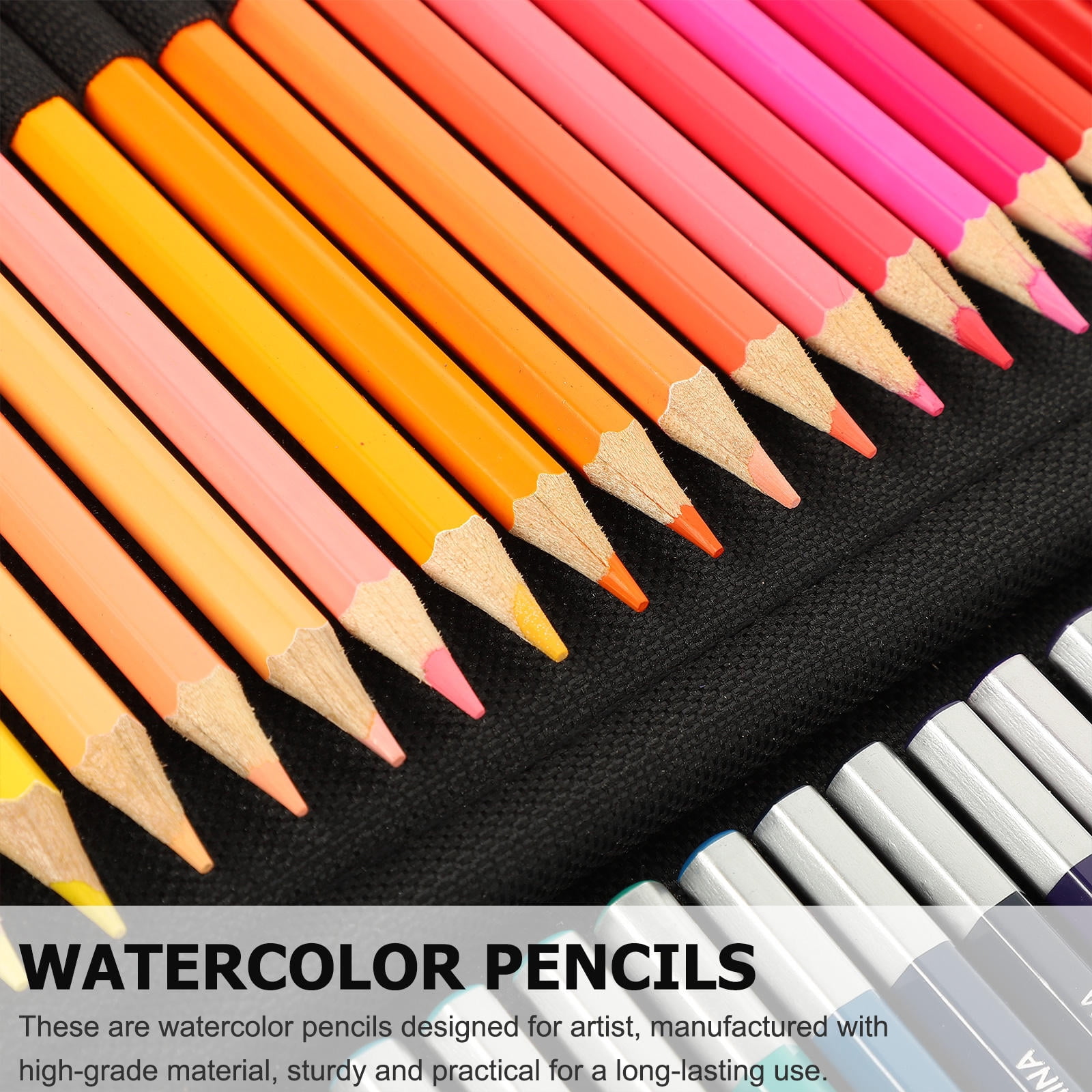 FUEENIRVA Professional Colored Pencils Set for Back to School, Wood Drawing and Coloring Pencils, 1 Set