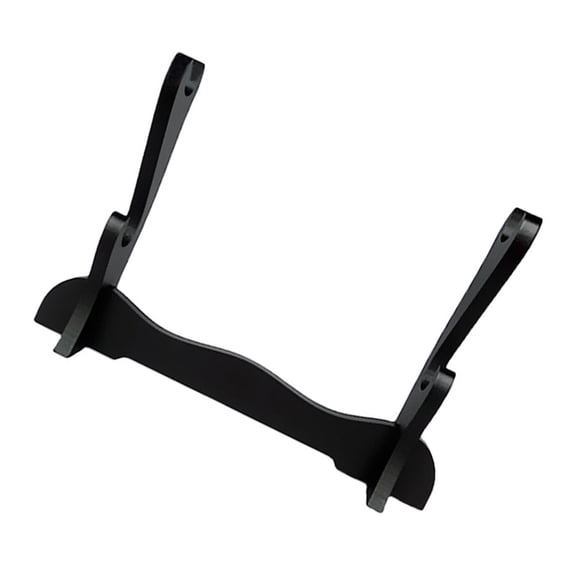 FUEENIRVA Rectangular 37x25cm Wooden Display Rack For Sword Collector With Vertical Stand