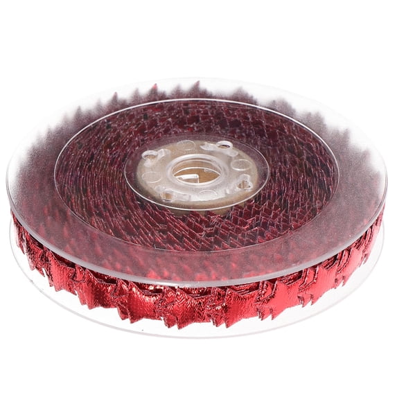 FUEENIRVA Red Polyester Ribbon Roll 59x0.6in for Wrapping, Crafts, Decorations and Party Supplies