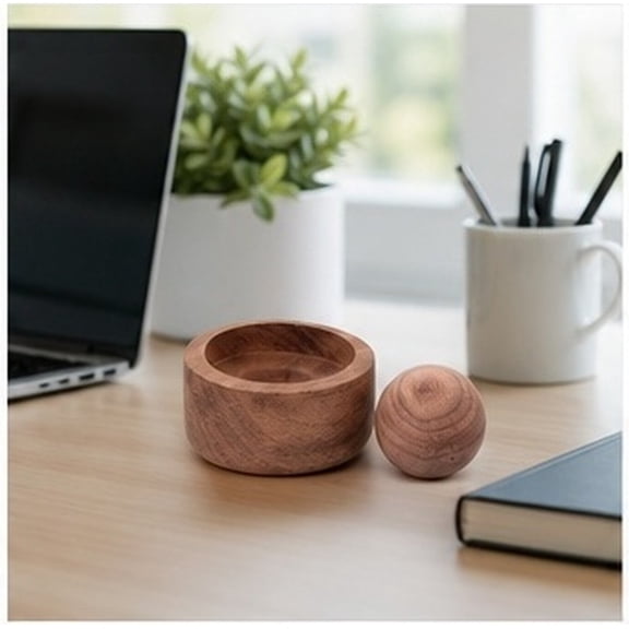 FUEENIRVA Round Wood Diffuser for, Decorative Passive Accessory for Room Use