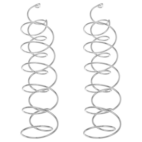 FUEENIRVA Silver Spiral Diy Wind Chime Parts for Crafting and Home Decor 2Set 6.88X1.57X1.57in