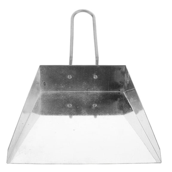 FUEENIRVA Dustpan with Handle for Trash Collection Stainless Steel 1Pcs for Home Users