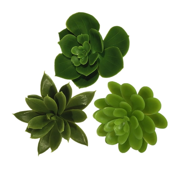 FUEENIRVA Simulated Succulent Twig for Home Decoration 3Pcs