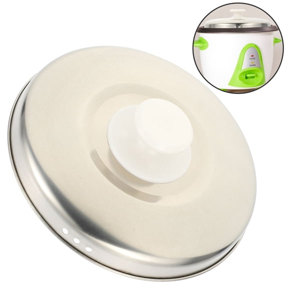 FUEENIRVA Lids Pots Pans Rice Cooker Lid Stainless Steel Cover for Kitchen Use 1Pcs