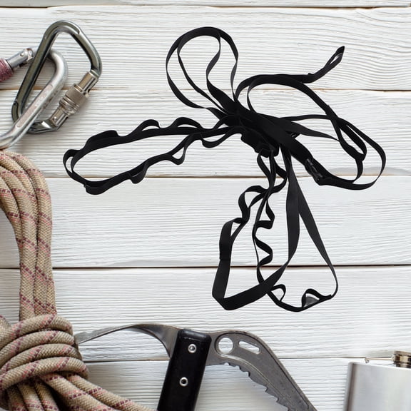 FUEENIRVA Tent Cord 1Pack Black PP And Nylon Clothesline For Drying Clothes And Gear Storage