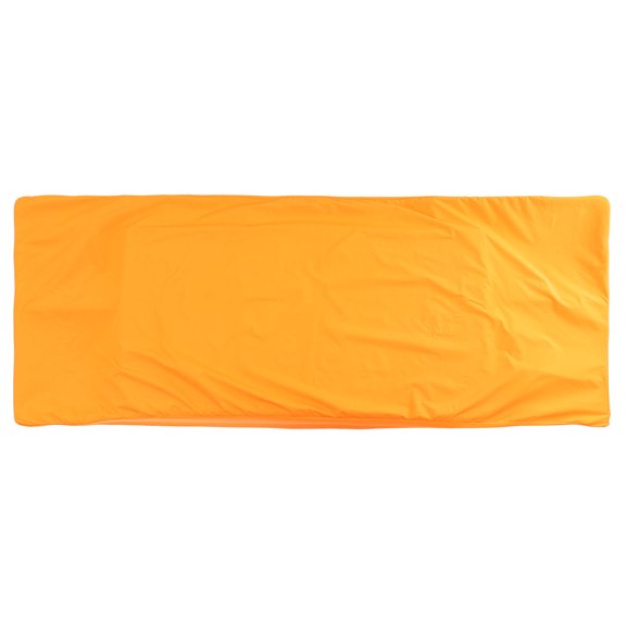 FUEENIRVA Waterproof Fitted Sheet Orange Reusable Mattress Cover for Home Bedding