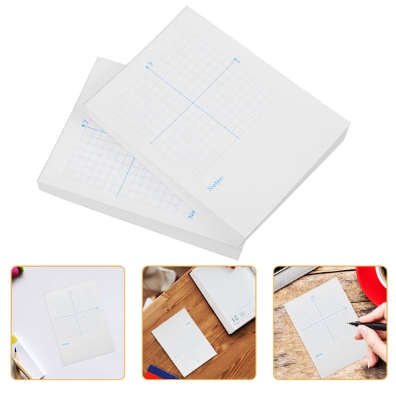 FUEENIRVA White Math Graph Paper for Writing and Drawing with Lightweight Portable Design