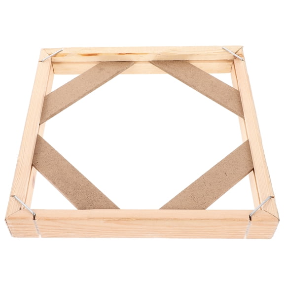 FUEENIRVA Wooden Canvas Frame Kit in Beige for Custom Wall Art Display and Home Decor