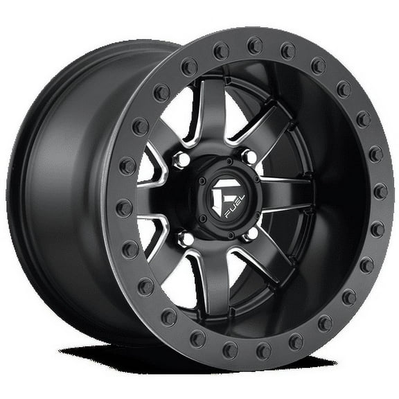 FUEL UTV D928 MAVERICK BL - OFF ROAD ONLY 15X8 4X137 0ET 57.1CB MATTE BLACK WHEEL