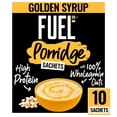 thumbnail image 1 of FUEL10K Golden Syrup Protein Porridge Oat Cereal Sachets 10x36g, Imported from Britain, 1 of 5