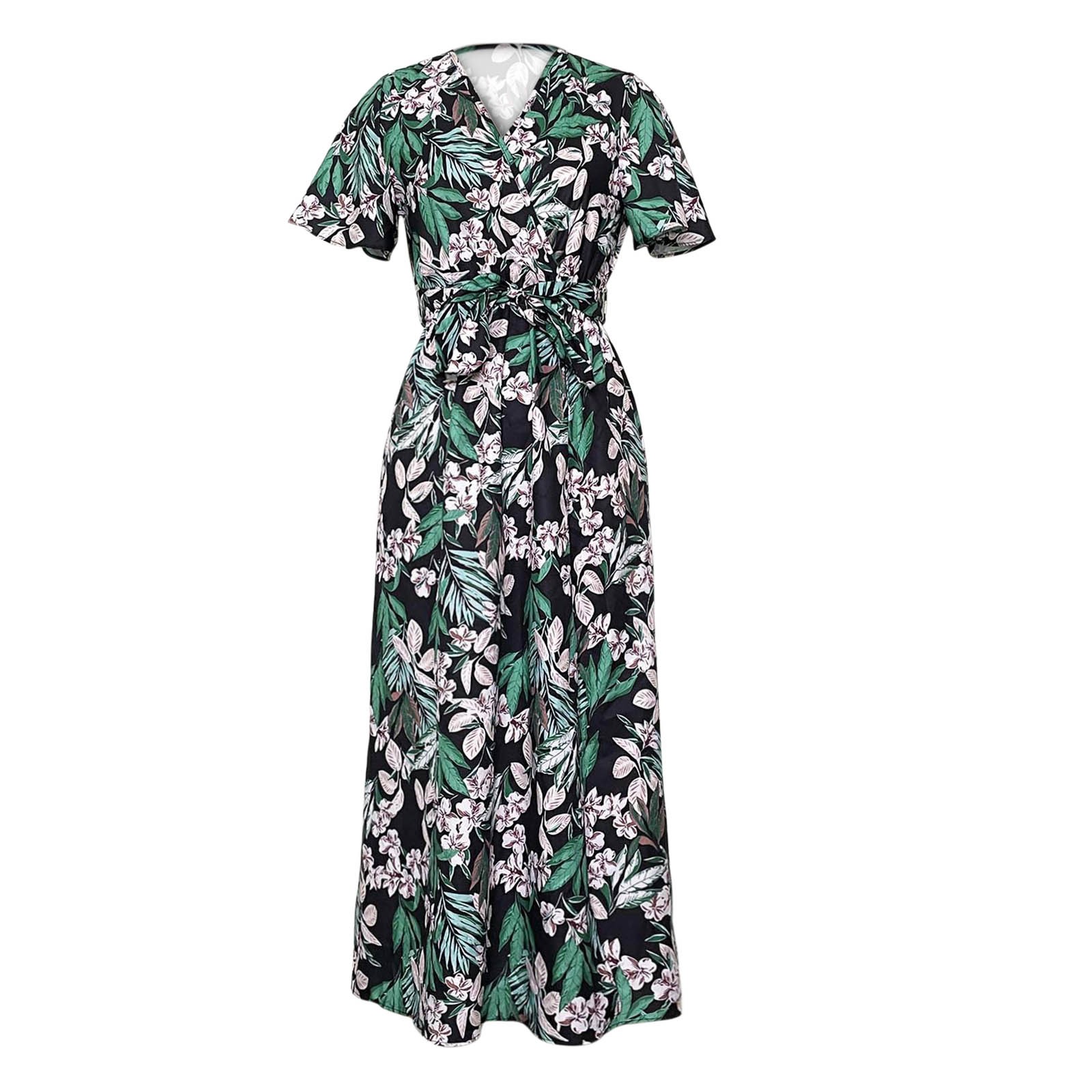 FUELEGO Dresses for Women 2024 Clearance Fashion Sequin Dress Exquisite 