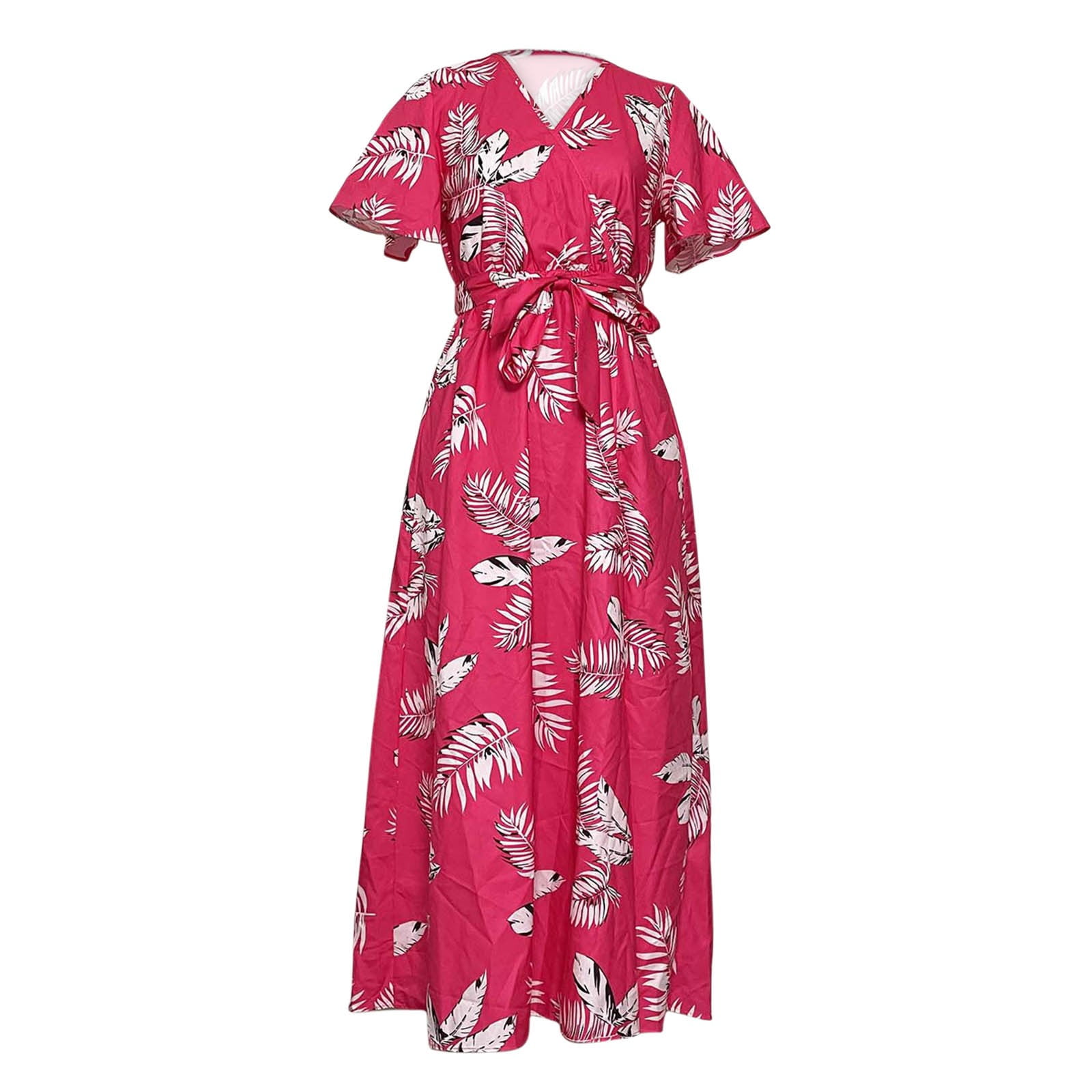 FUELEGO Dresses for Women 2024 Clearance Fashion Sequin Dress Exquisite 