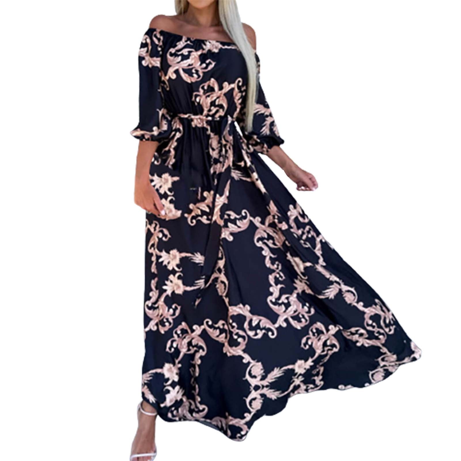 FUELEGO Maxi Dress Clearance Going Out Dresses For Women