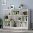 thumbnail image 1 of KULAGAGA 10-Cube Storage Shelf, Multipurpose Cubby Shelving Unit Display Storage Bookcase Bookshelf, Storage Cubes Organizer Cabinet for Home Office Living Room Bedroom, White(L 55.1in), 1 of 7