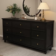9 Drawer Dressers in Dressers | Black - Walmart.com