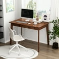 thumbnail image 1 of KULAGAGA Adult Desks, Single Piece with Manual, 39.4" x 21.7", Walnut, 1 Count, 1 of 7