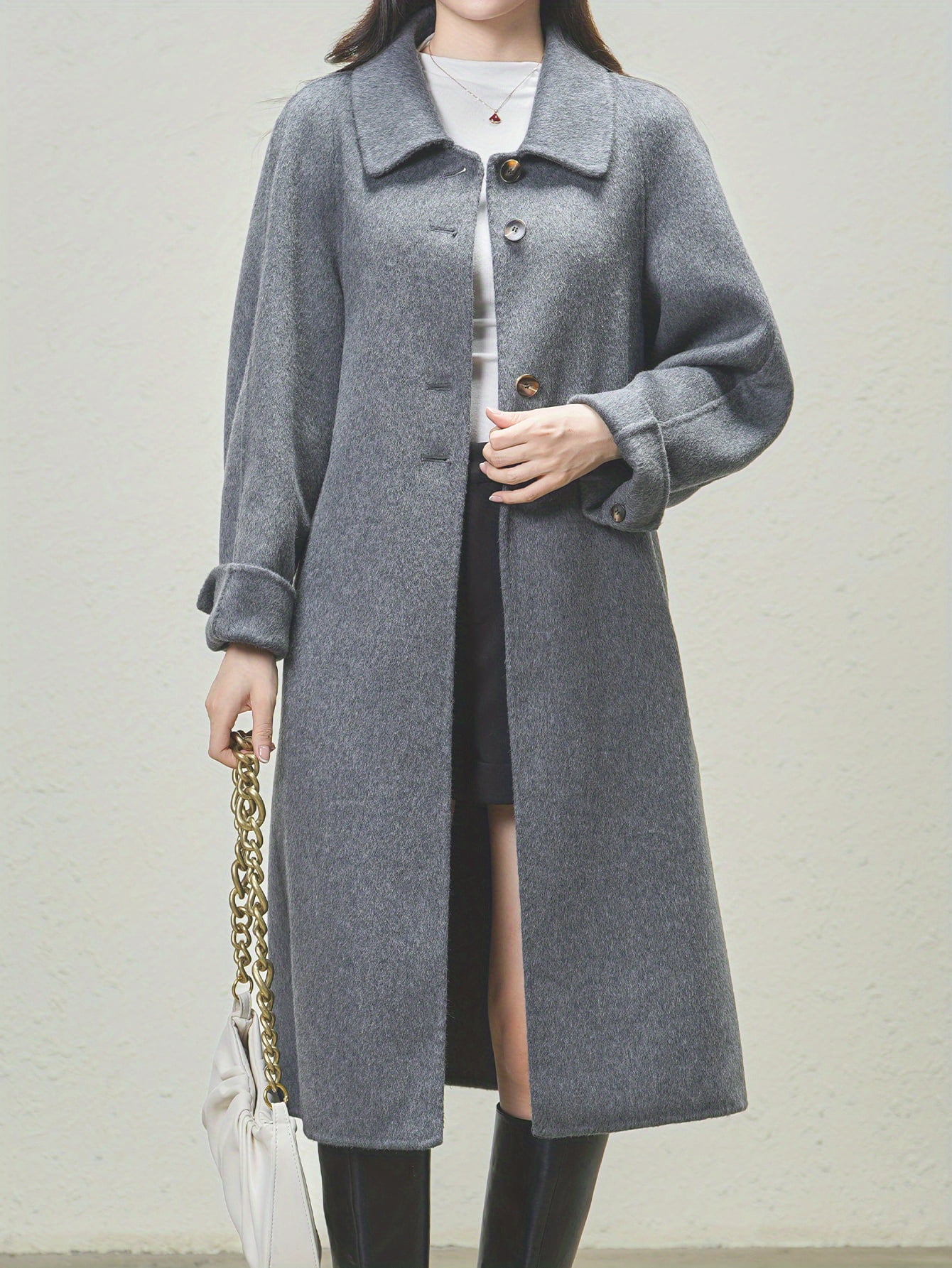 Warm wool cape coat 5552 Warm wool cape coat 5552
