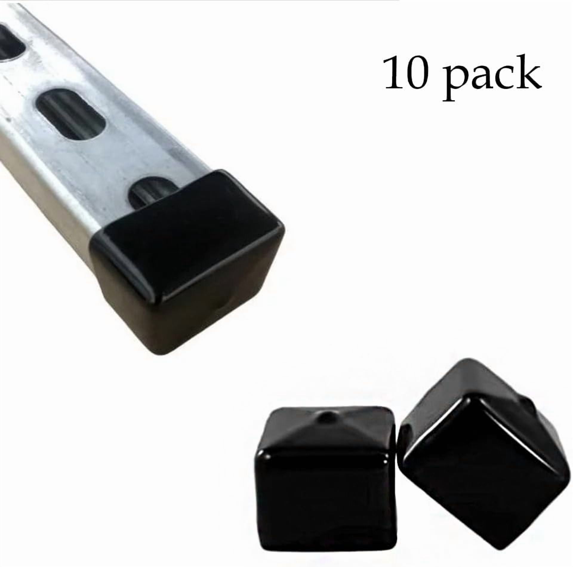 FUGee-1.5’’ Square Rubber Cover Cap for Strut Channel, Metal Tubing ...