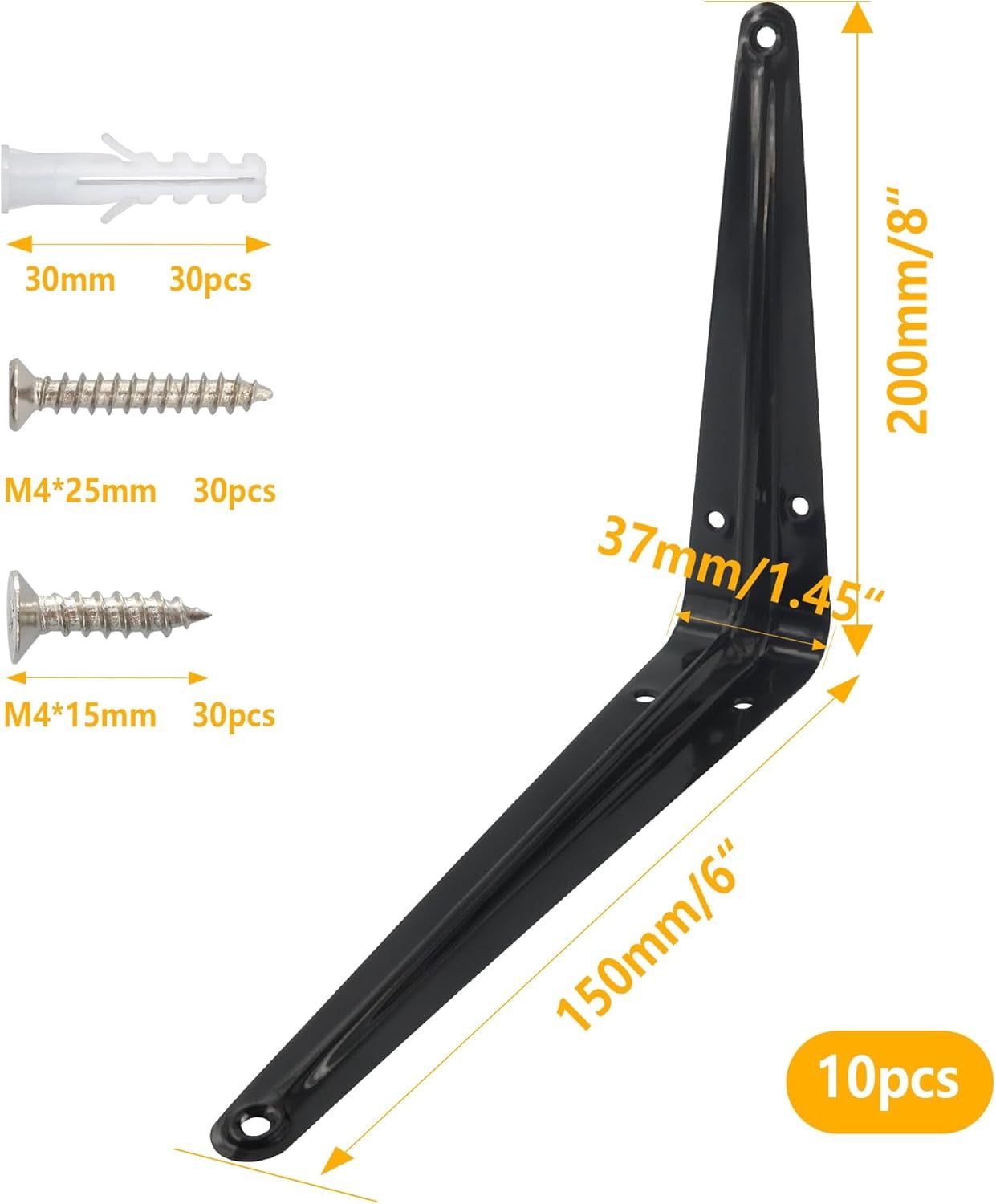8 Inch Shelf Bracketsnull